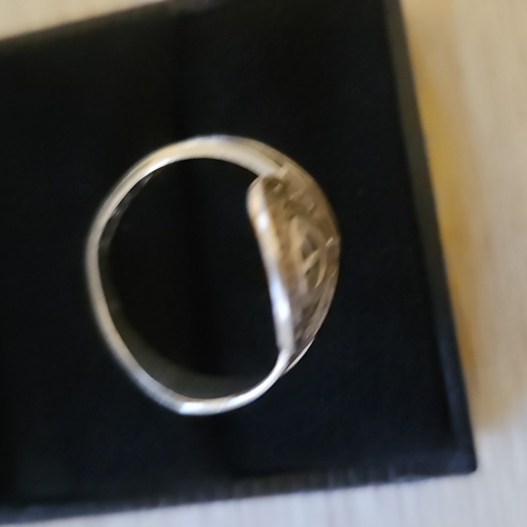 Alex and Ani Sterling Number 6 Ring - Picture 2 of 5